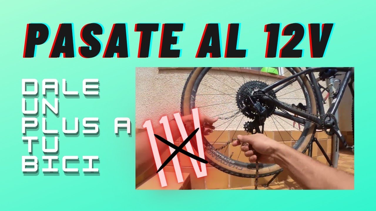 Pasate al 12v // Dale un PLUS a tu BICICLETA de 11 velocidades