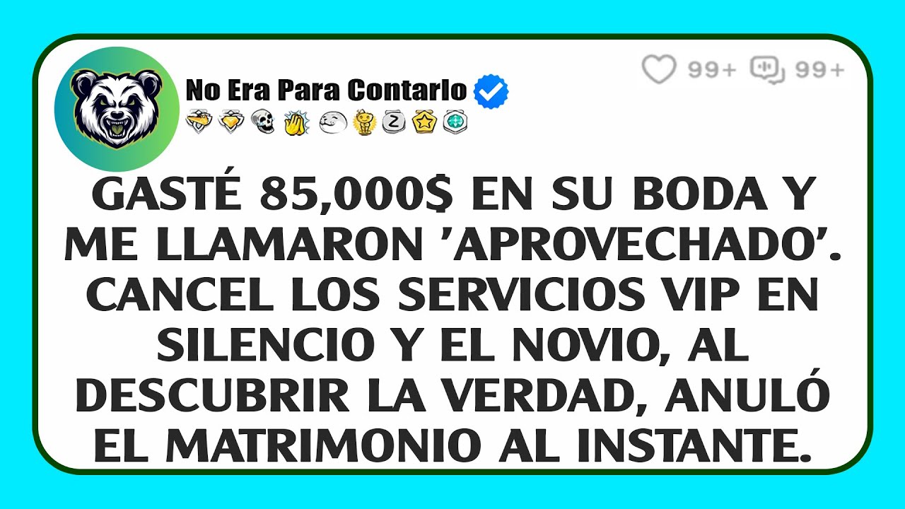 Gasté 85,000$ en su boda y me llamaron 'aprovechado'. Cancelé los servicios VIP en silencio y el...