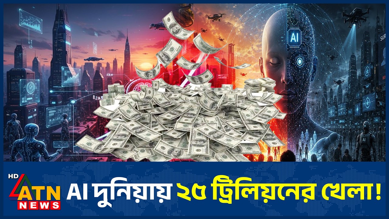 ট্রিলিয়ন ডলারের AI দৌড়ে এগিয়ে কারা? | AI | AI Development | Tech News | ATN News