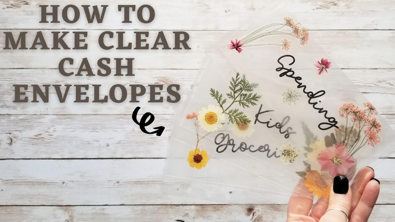 LOVE these! DIY Clear Cash Envelopes | Cash Envelope Budgeting Tutorial