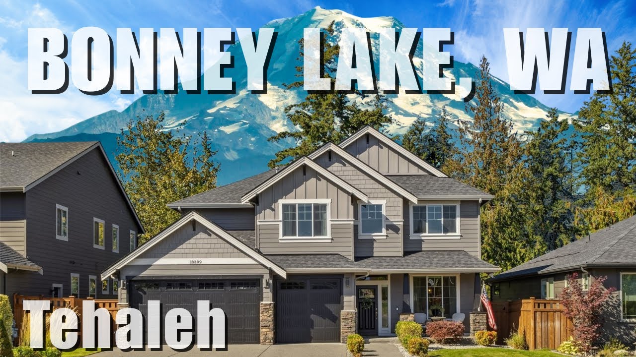 $1M+ Luxury Home Tour in Tehaleh Bonney Lake, WA | Best View of Mount Rainier