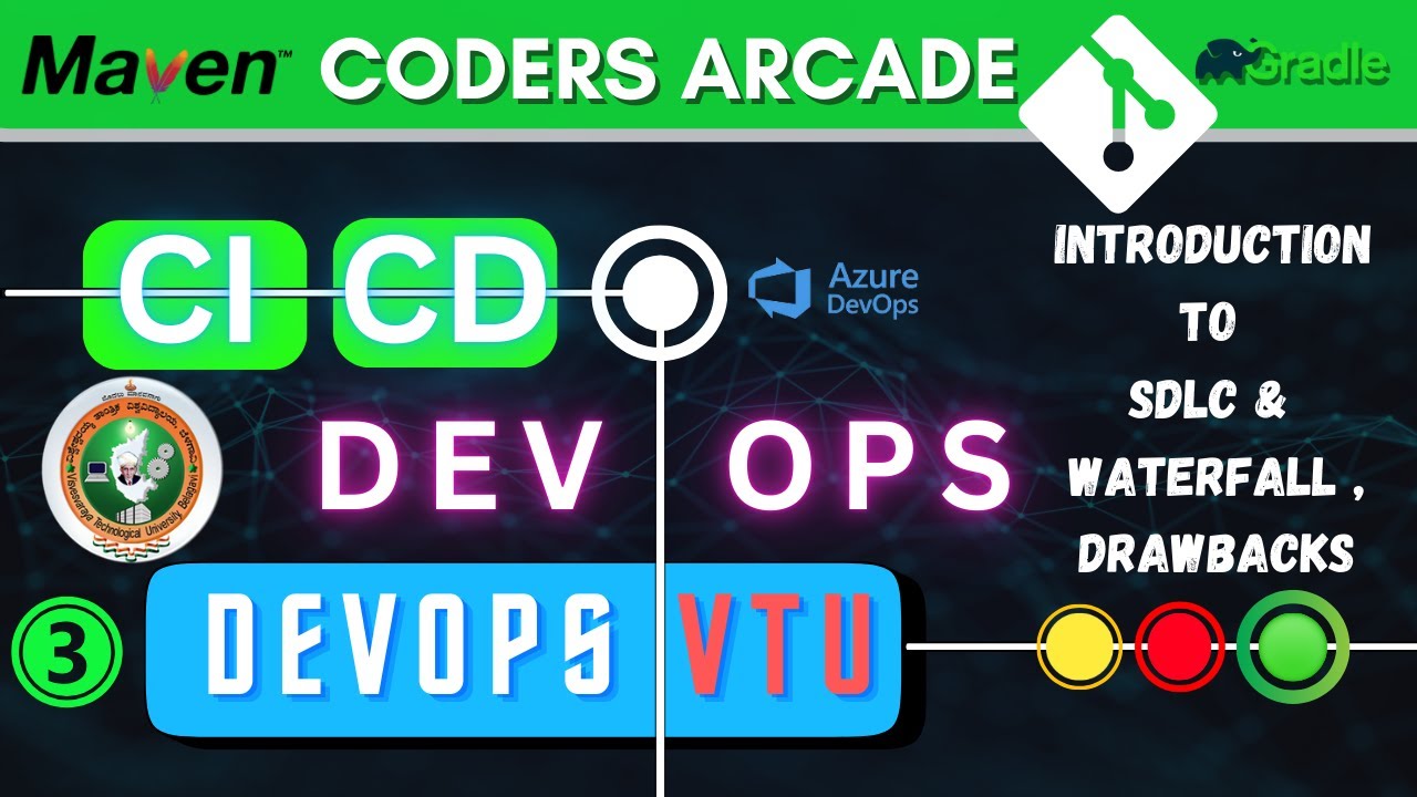 DevOps VTU Introduction To SDLC, Waterfall Model, Phases, Disadvantages | DevOps VTU Lab BCSL657D