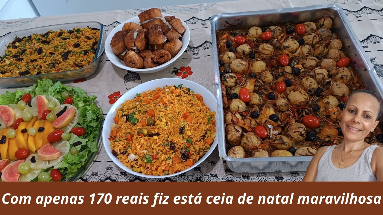 Uma ceia de natal completa por apenas 170 reais