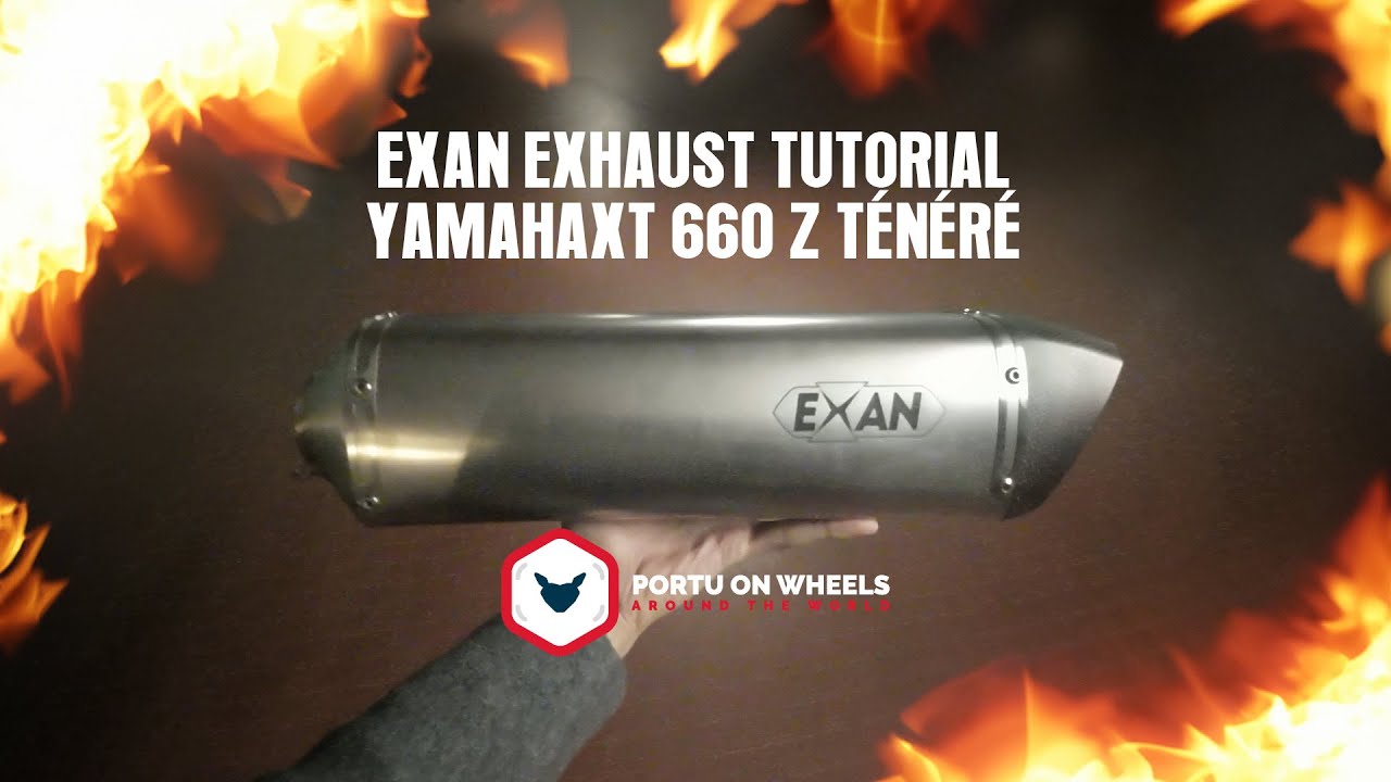 EXAN EXHAUST TUTORIAL INSTALLAZIONE SU YAMAHA XT 660 Z TENERE