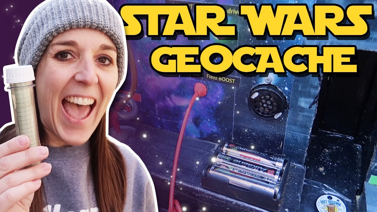YOU NEED THE FORCE TO FIND THIS GEOCACHE?! (Star Wars Gadget Cache)