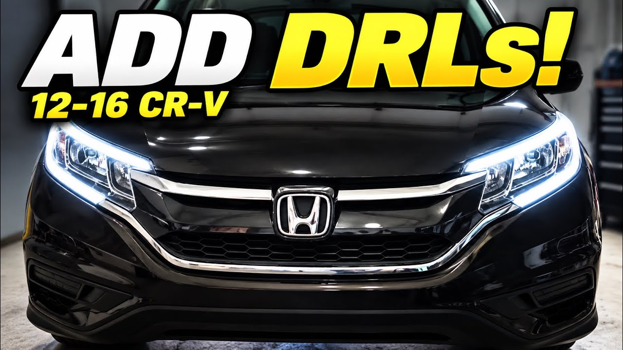DIY LED DRLs in 2015 CRV LX Headlights