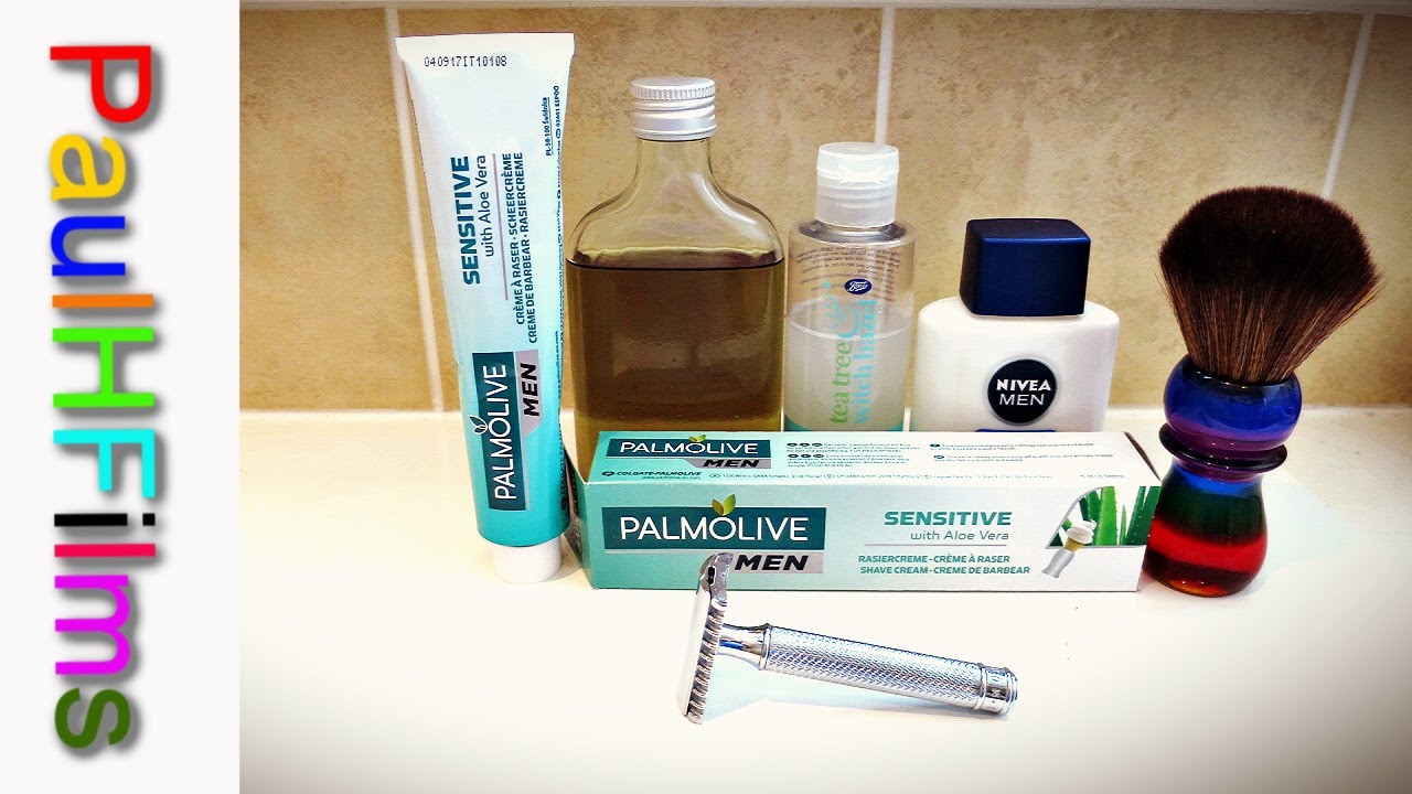 Muhle R41 | Palmolive Sensitive Shaving Cream | Gillette Super Stainless 