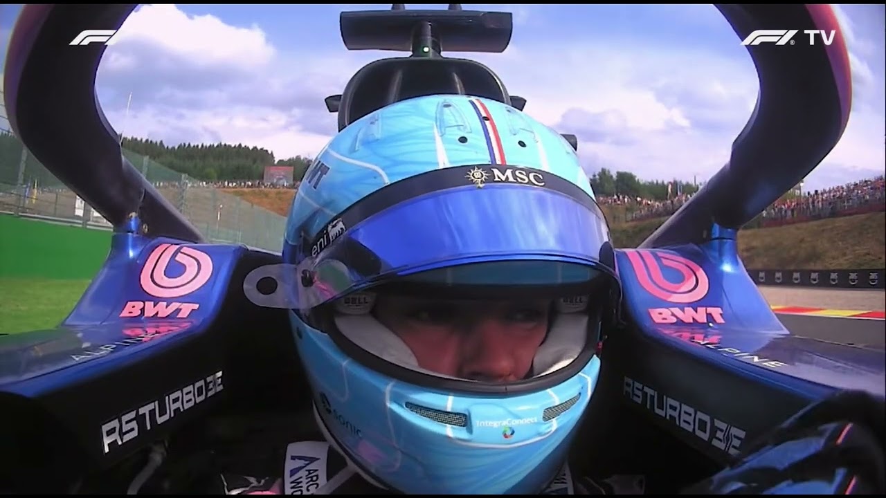 Pierre Gasly Onboard Crash During FP2 Belgian Grand Prix 2026