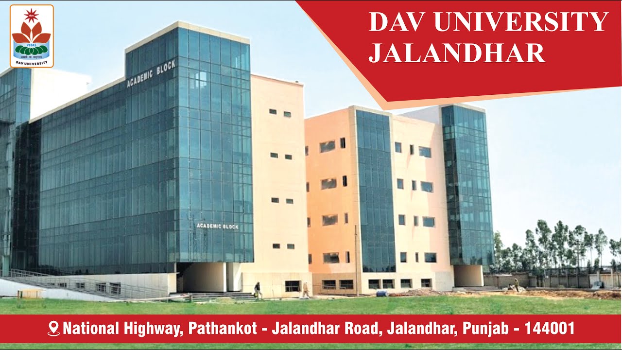 DAV University Jalandhar || Best Institute in Jalandhar Punjab || Campus Tour