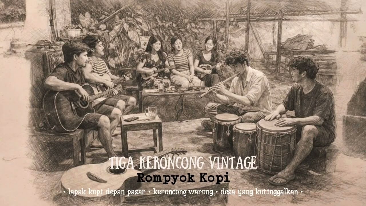 TIGA KERONCONG VINTAGE | Komunitas Kertas Budaya | Bali 