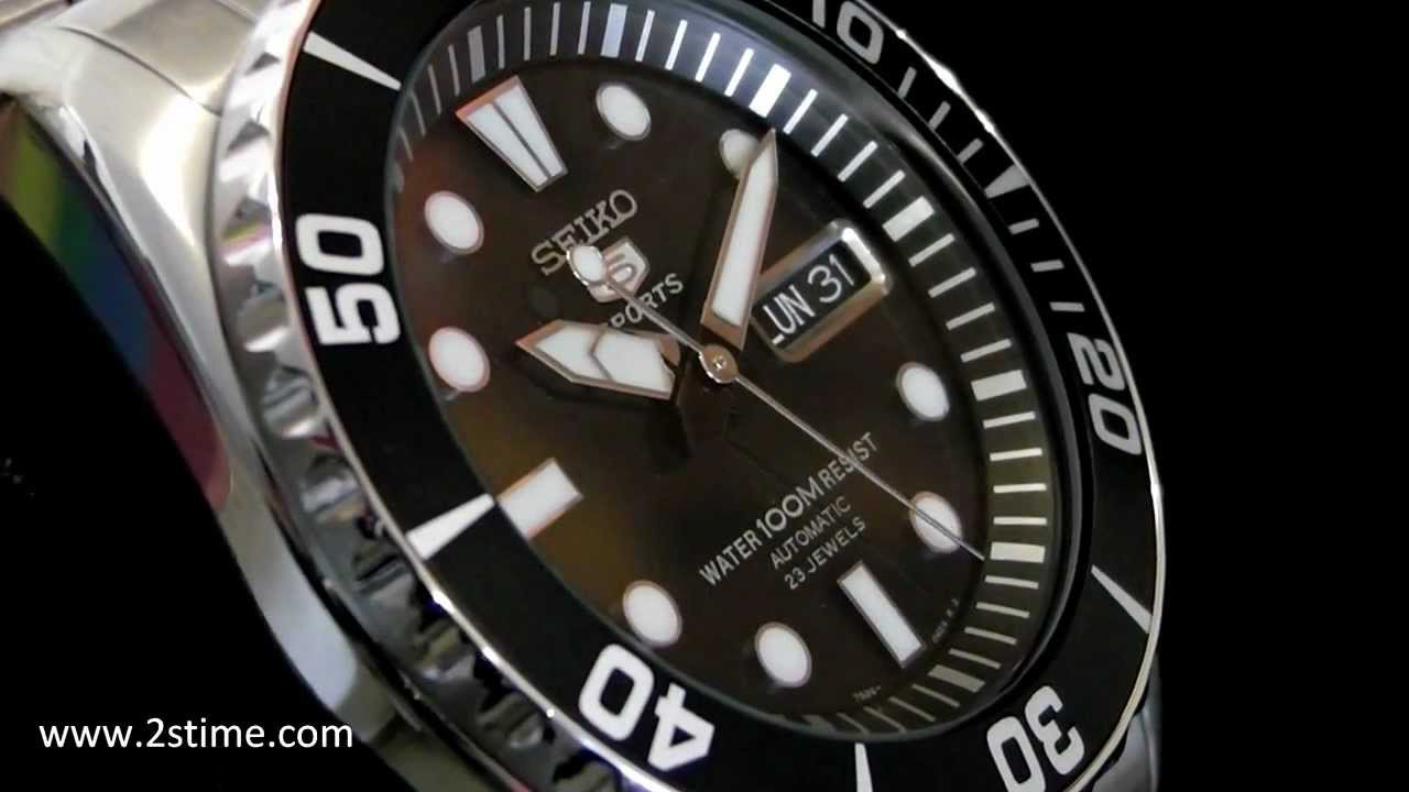 2S Time : SEIKO SNZF17K1 Automatic Divers 23 Jewels 100m Submariner Black Bezel