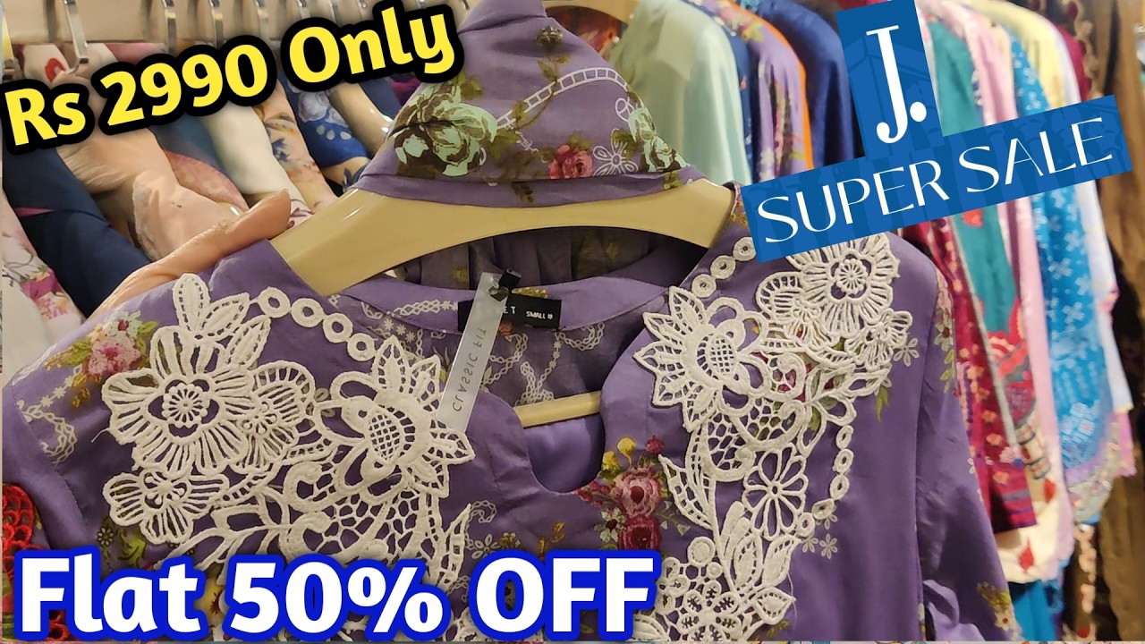 j. Junaid Jamshed Flat 50% OFF Super Sale || J. Junaid Jamshed Sale