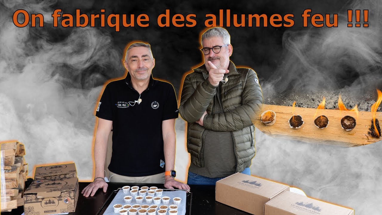 On fabrique des  allumes feu ! Kit DIY Le Bouscatier !!!