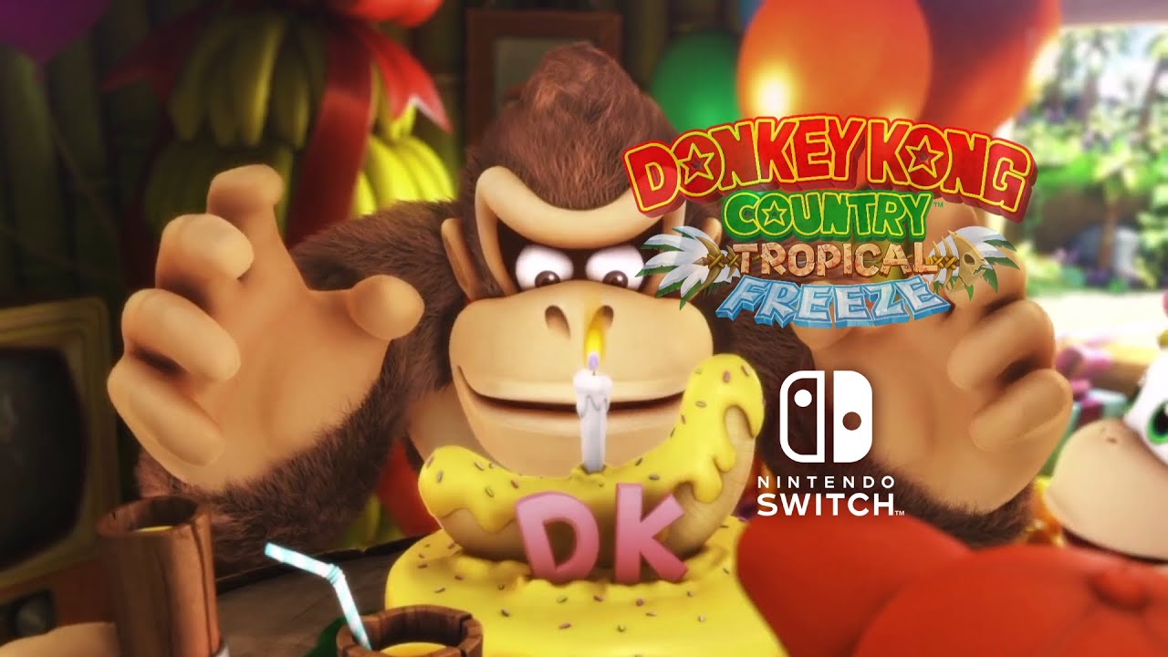 Playing Donkey Kong Country: Tropical Freeze! (Switch)