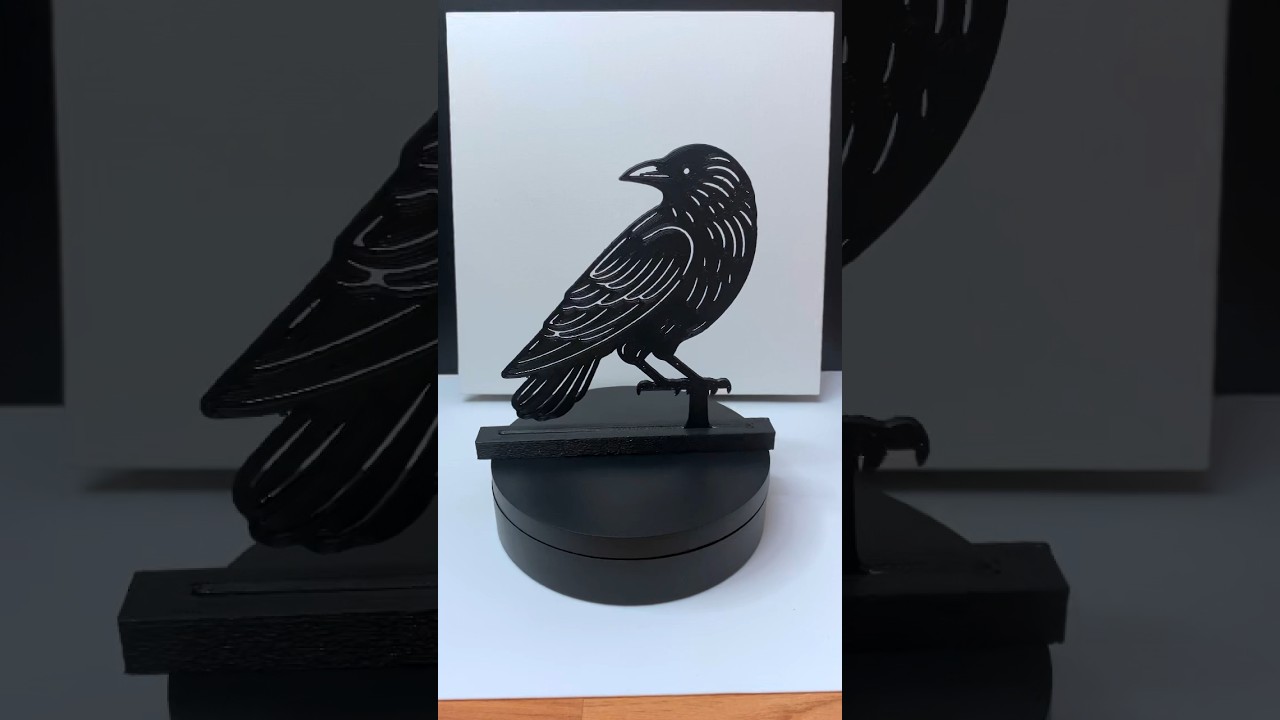 Modern Minimalism: Black 2D Sculpture for Your Walls #diy #art #craft