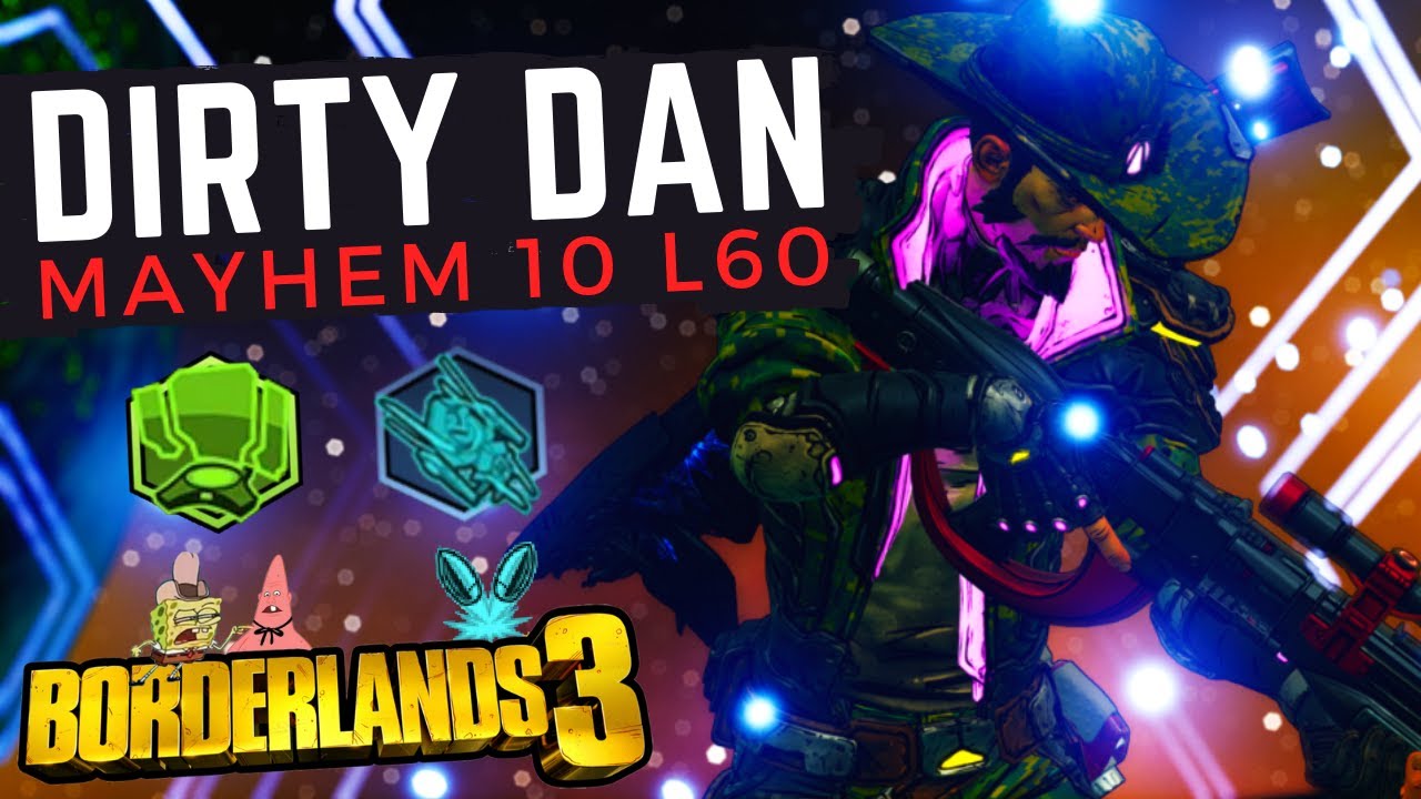 Dirty Dan Zane Build // BEST DRONE+BARRIER SETUP // Borderlands 3