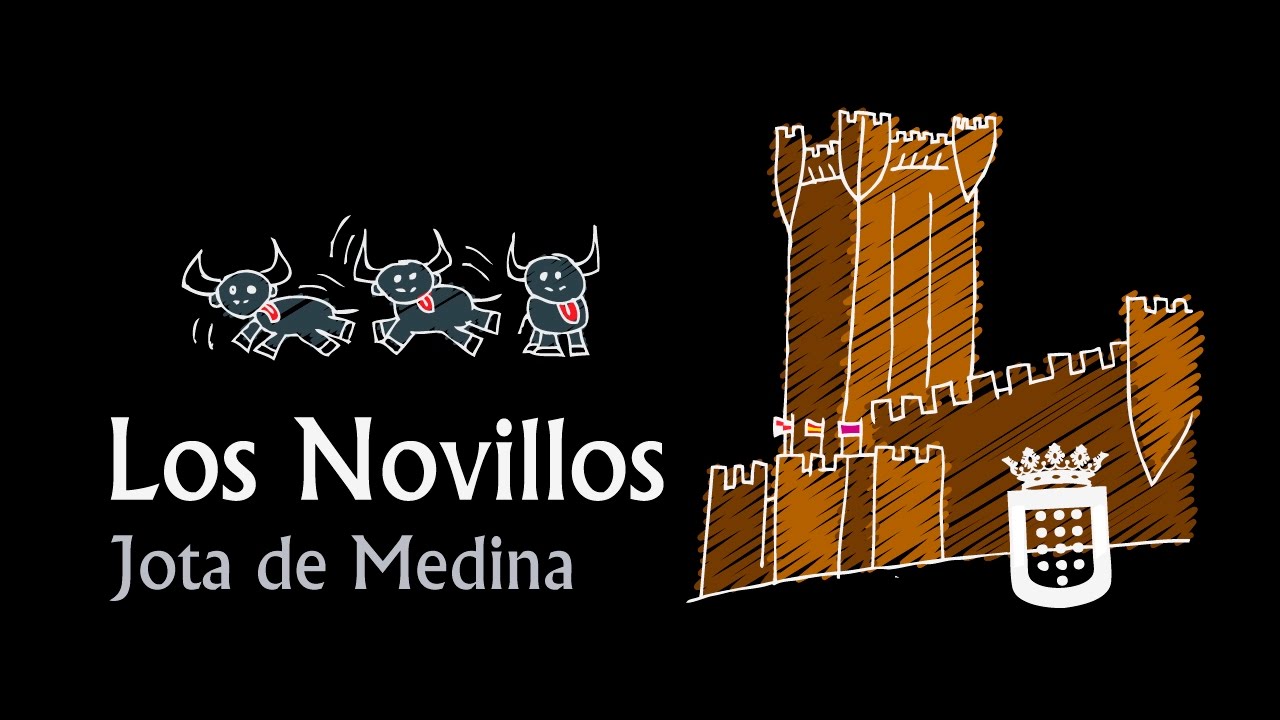 Los Novillos (Jota de Medina) 🐮🐮🐮 | Con letra y dibujos