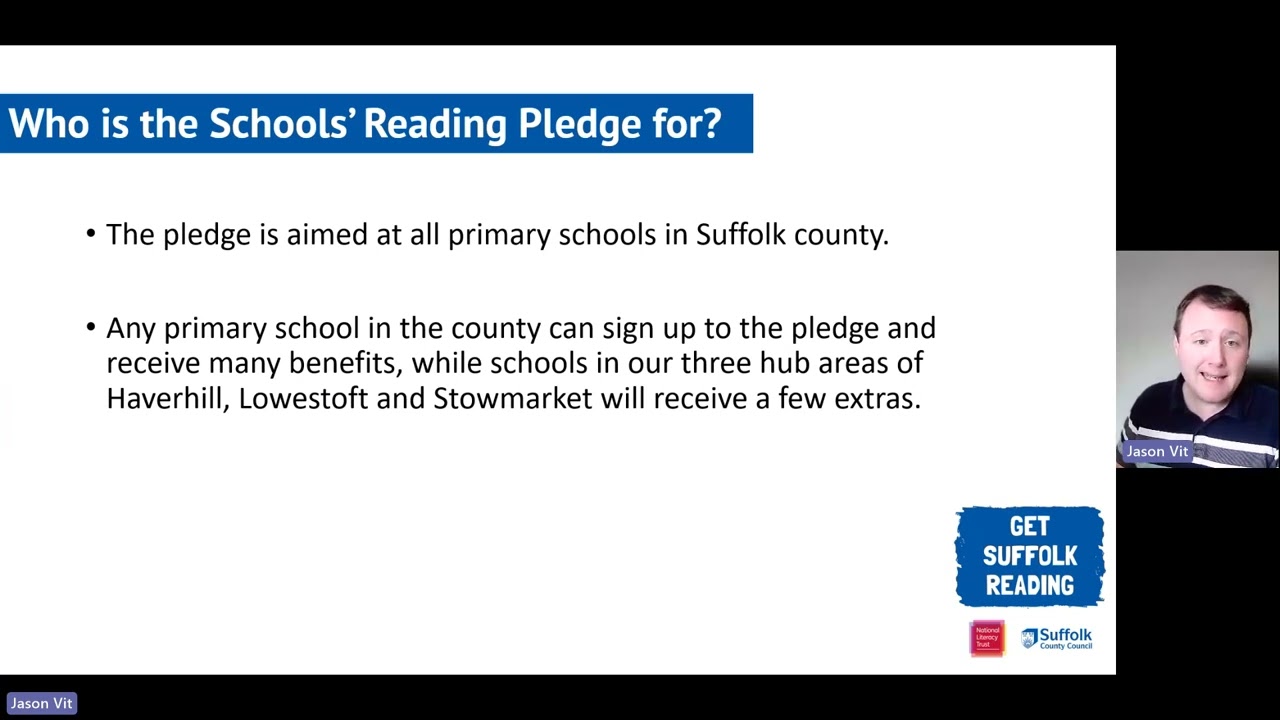 Suffolk&rsquo;s Schools&rsquo; Reading Pledge