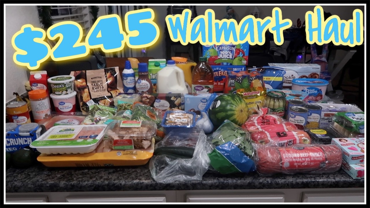 Покупки в Walmart на 245 долларов | Начало февраля!