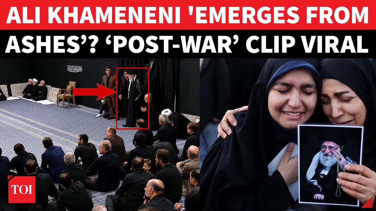 Khamenei Reappears? &lsquo;Emerges From Ashes In Post-War' Video | Clip Goes Viral Amid Funeral
