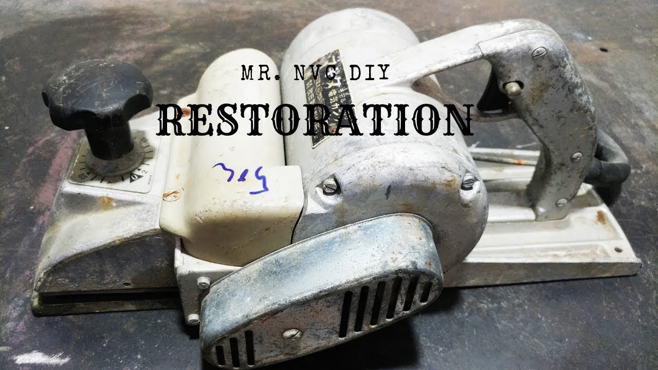 Very Old Electric Plane Makita Restoration
