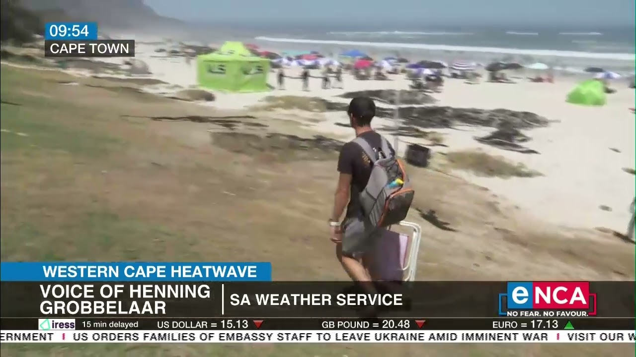 Record-breaking temperatures in Cape Town