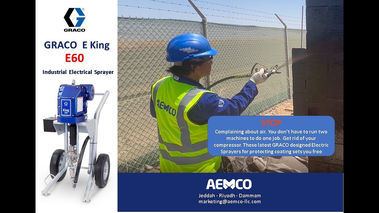 GRACO E King E60 - Introduction Video - AEMCO #gracopaintsprayers