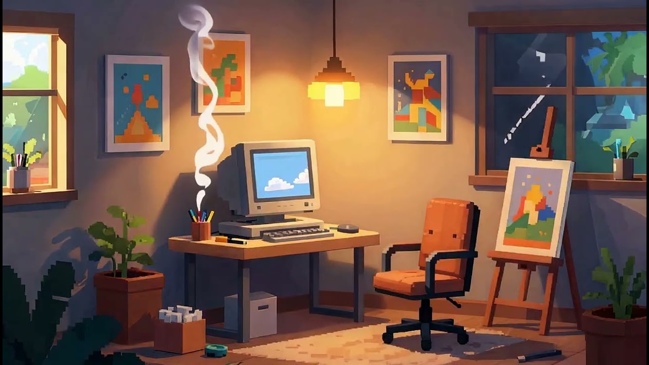 ✨ Cozy Lo-fi Chillhop Mix | 3 Tracks of Warm Synth Pads for Relaxing & Studying 🎶