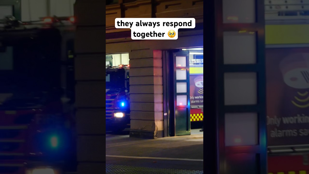 always together 🥹🚒 | #shorts #firetruckresponding #sydney