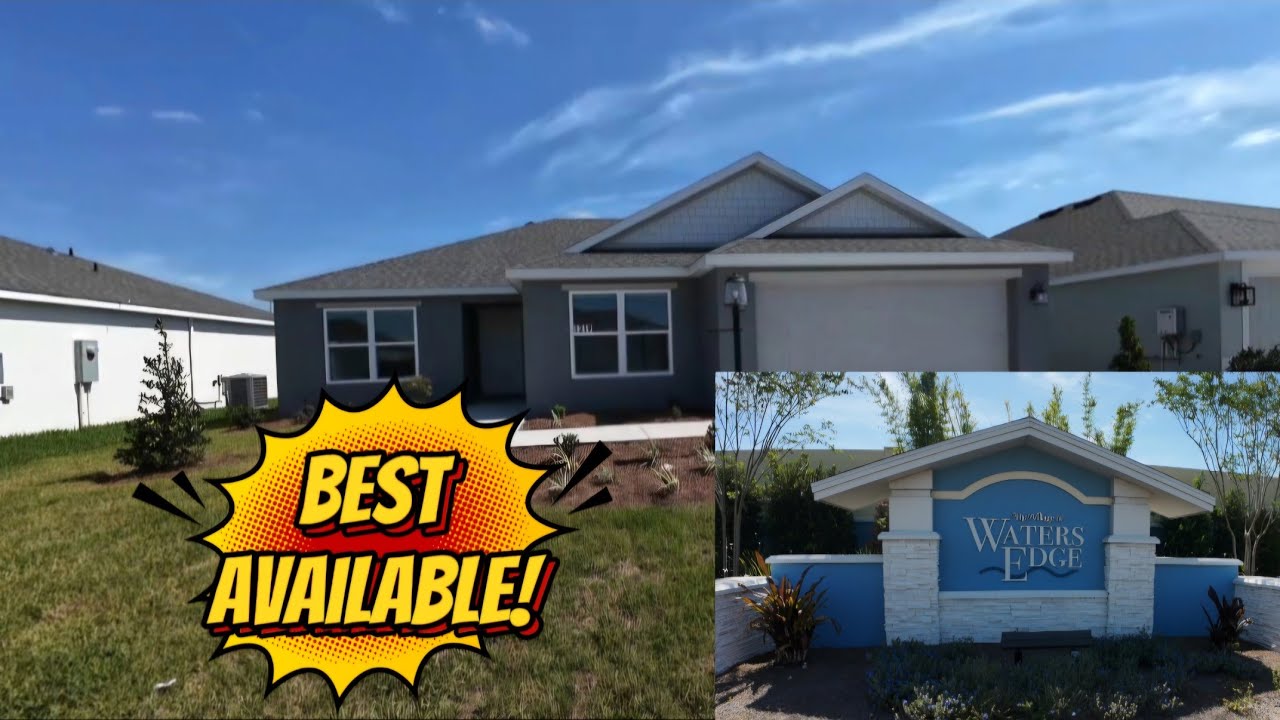 Best available homes in Waters Edge! The Villages, FL