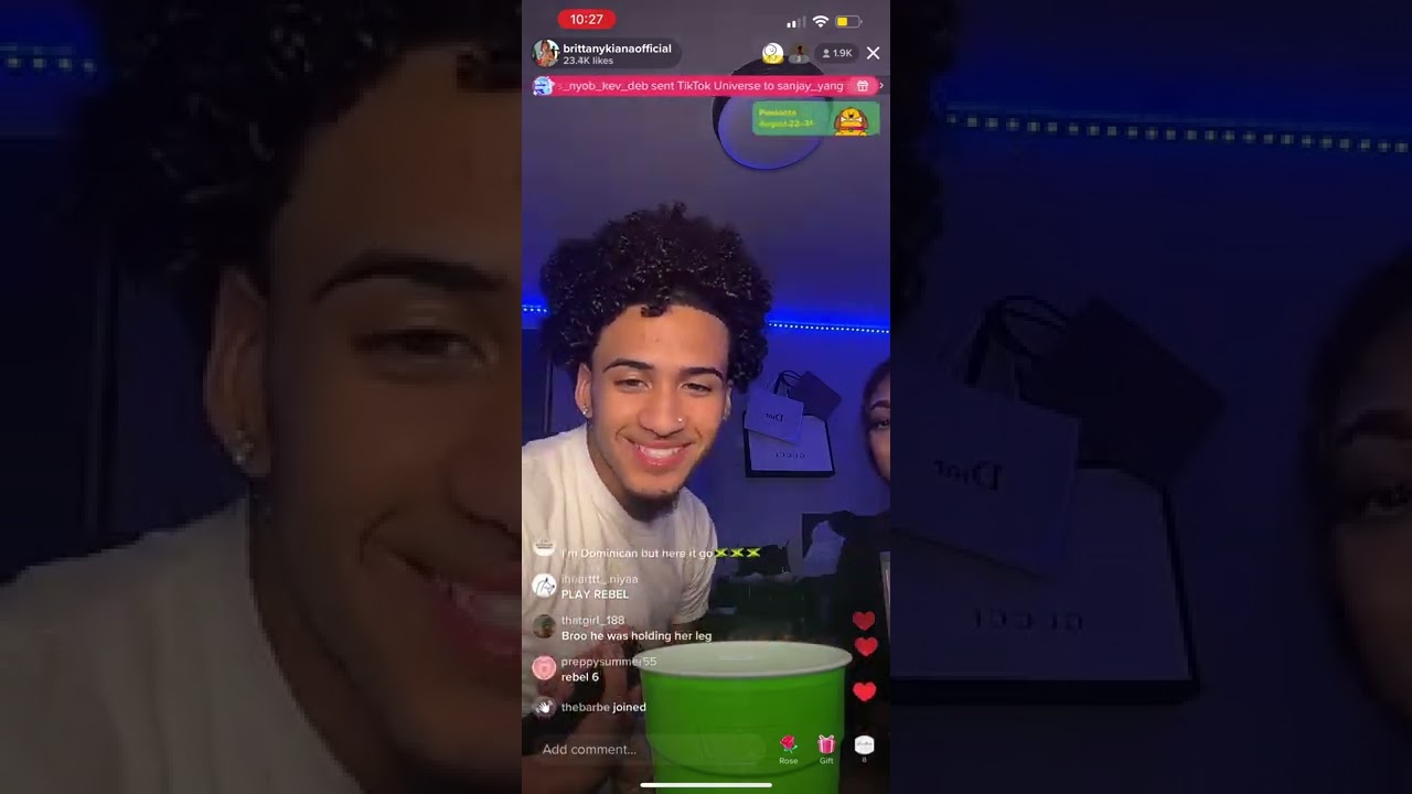BRUTTANY KIANA BMO BUGGOUT & RF.DBANDZ TIKTOK LIVE