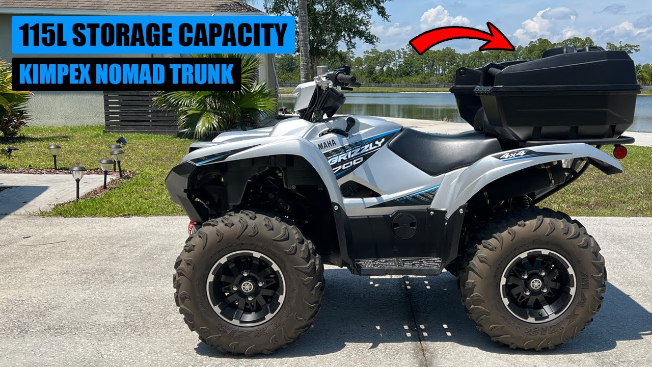 Kimpex NOMAD Rear Trunk on Yamaha Grizzly
