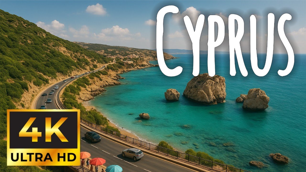 Relaxing Scenes of Cyprus ☀️ Chill Vibes 4K Video✨ 🇨🇾 Chill Vibes Visuals | Relaxing Nature Videos!