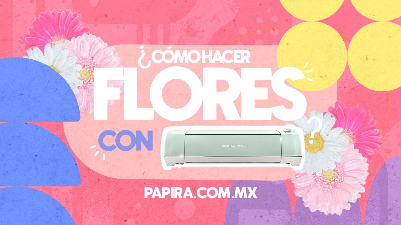 Cómo hacer flores 3D de papel con cricut