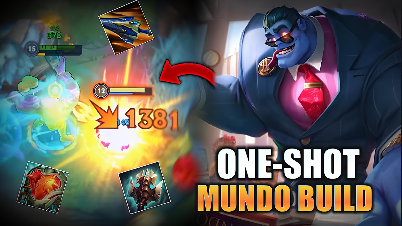 I TRIED THE ALOISNL MUNDO BUILD AND ITS INSANE! WILD RIFT (RUNES & BUILD)