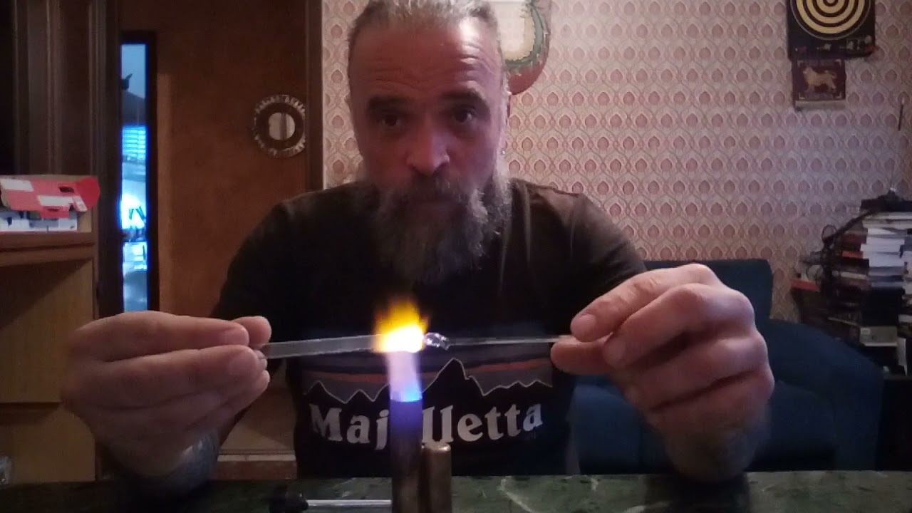 Video Short - Tandou - Cannello a Alcol - Che temperatura raggiunge ? .. Si puo' lavorare il vetro?
