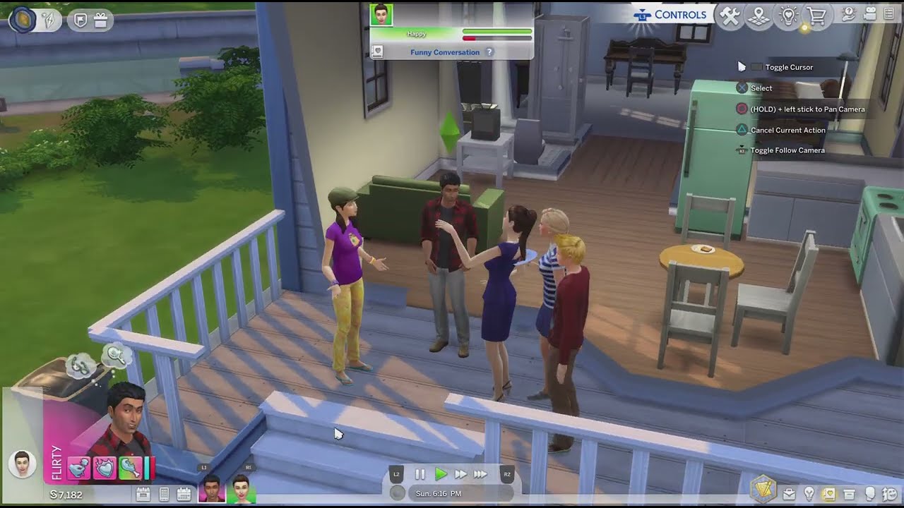 First time trying sims scenarios Rom-Com The Sims 4