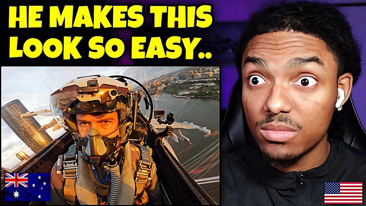 AMERICAN REACTS to ADF Riverfire 2025 EA-18G Growler Onboard POV