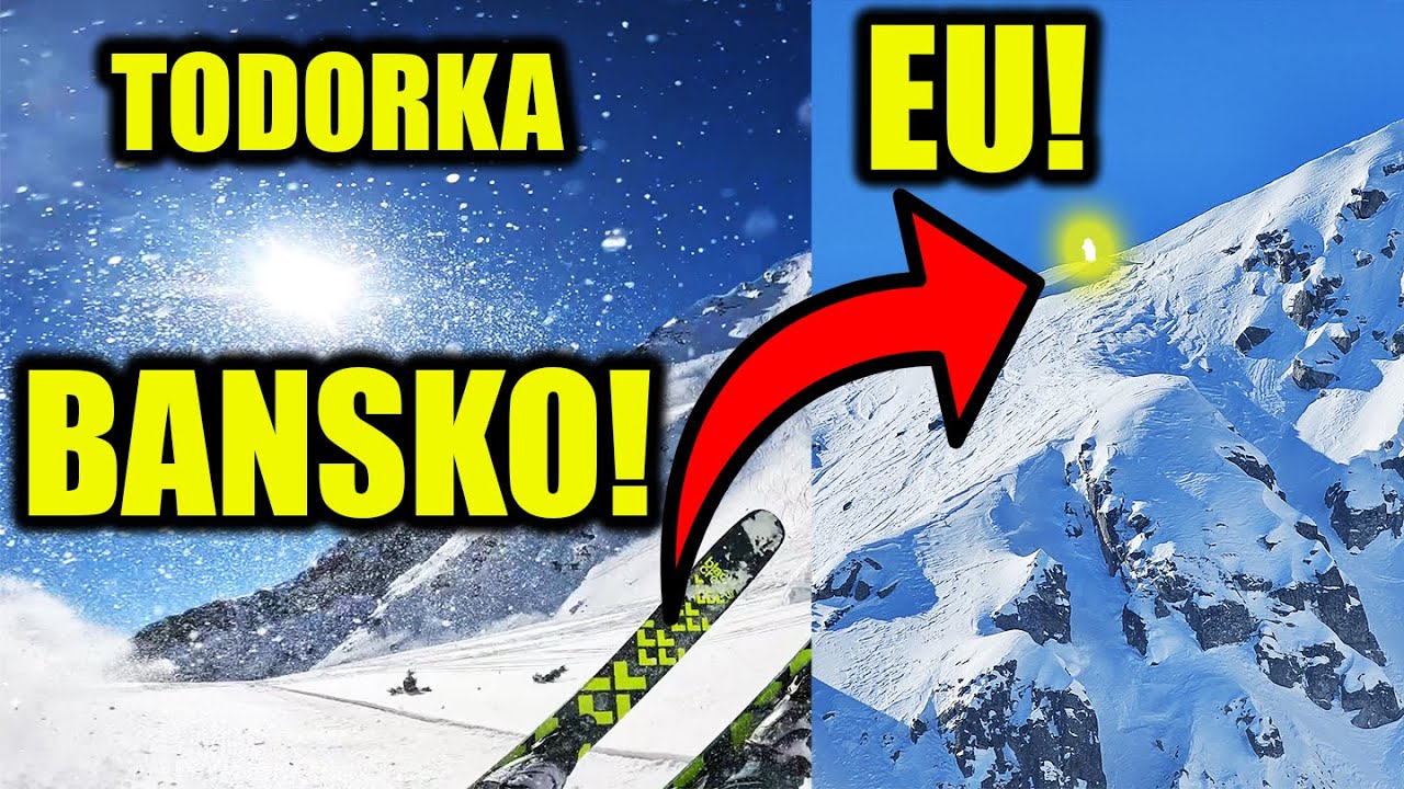 SKIEZ de pe VARFUL TODORKA (BANSKO)! |CEL MAI PERICULOS TRASEU PE CARE AM URCAT!|
