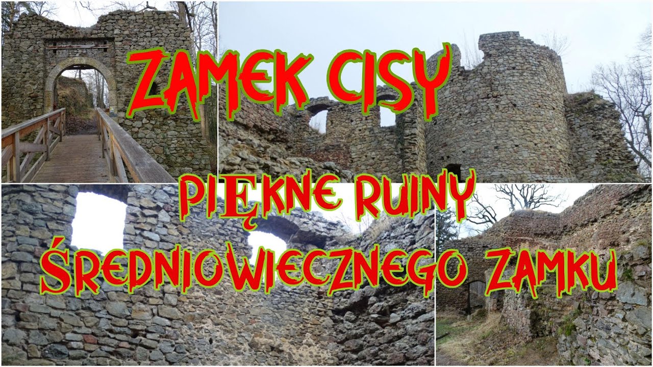 Zamek Cisy-piękne ruiny średniowiecznego zamku