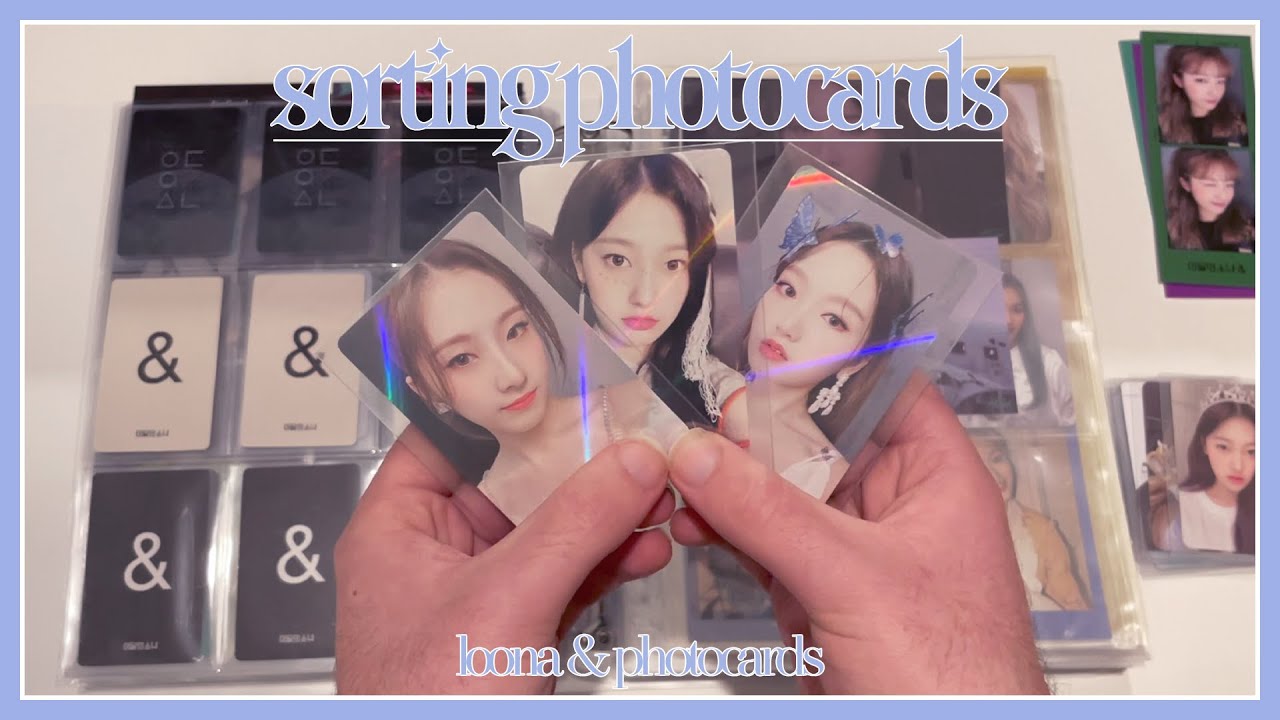 ☆ sorting photocards #3 | loona & photocards