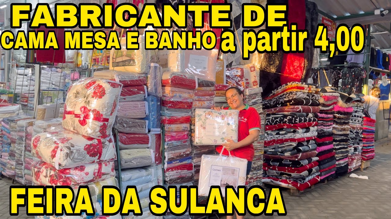 FABRICANTE DE CAMA,MESA,E BANHO COM OS MELHORES PREÇOS NA FEIRA DA SULANCA DE CARUARU PERNAMBUCO!!!