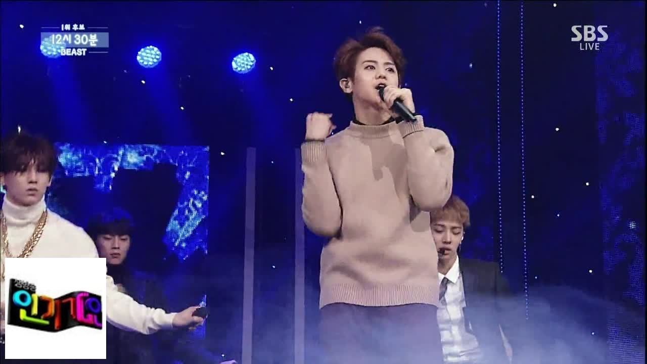 [Beast] 12:30 (12:30) @ Популярная песня Inkigayo 141109