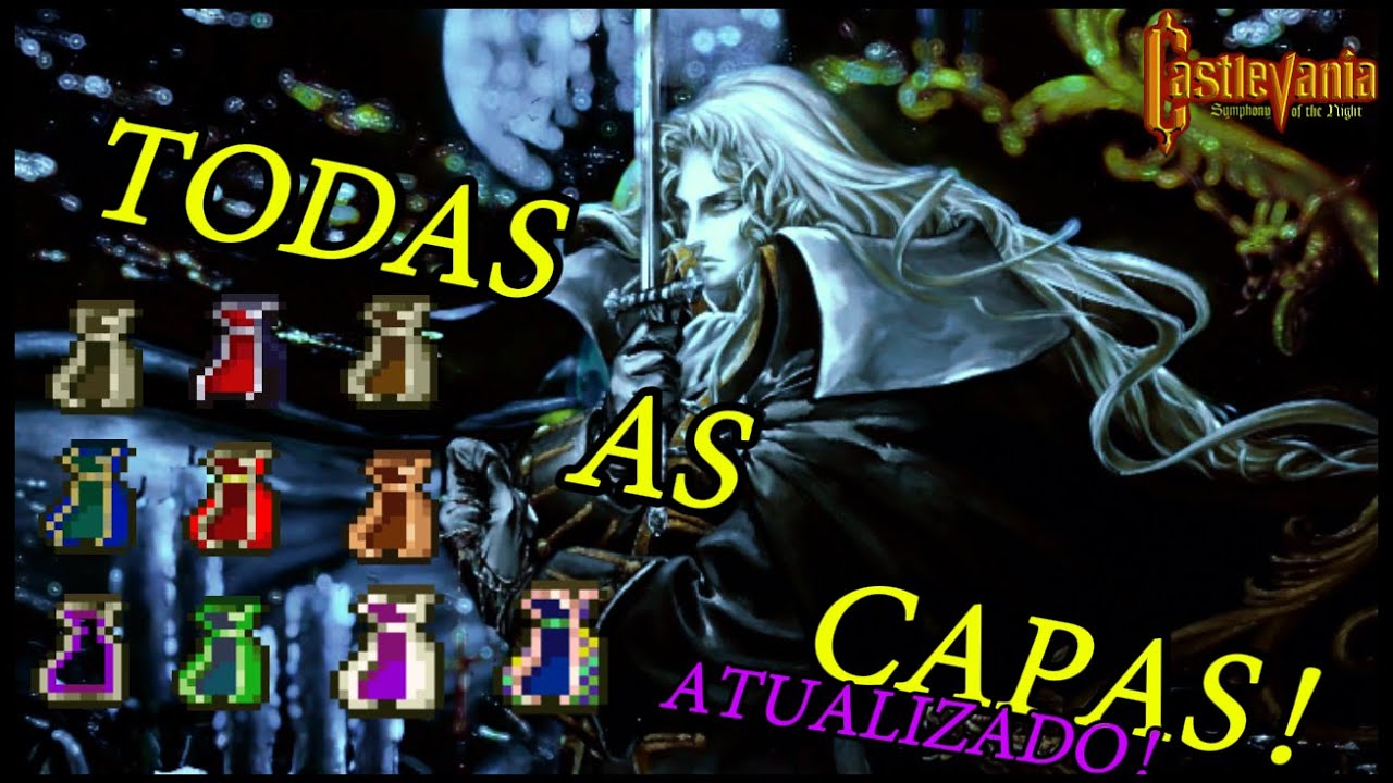 todas as capas atualizado castlevania symphony of the night mais sega saturn