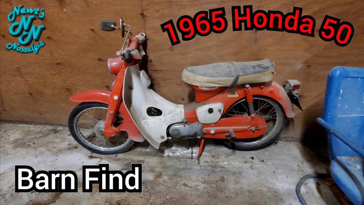 1965 Honda 50 Cub C100 Barn Find