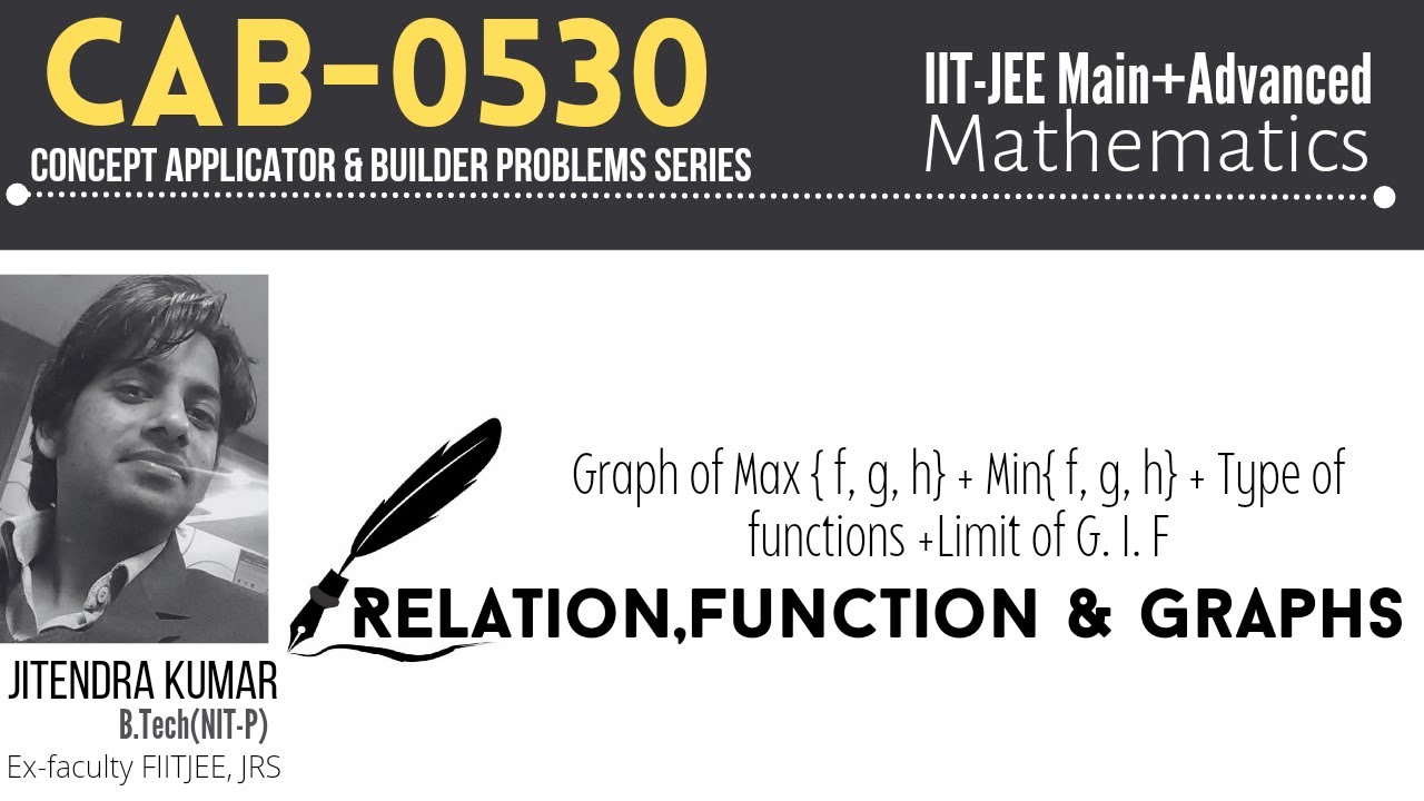 CAB0530 IITJEE MAIN ADVANCED MATHEMATICS PROBLEM SERIES JITENDRA SIR