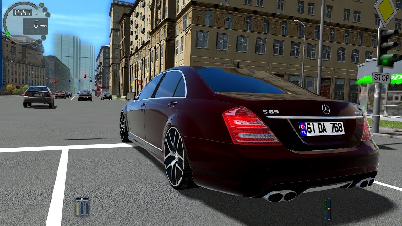City Car Driving 1.5.0 Mercedes-Benz S65 AMG  TrackIR 4 Pro [1080P]