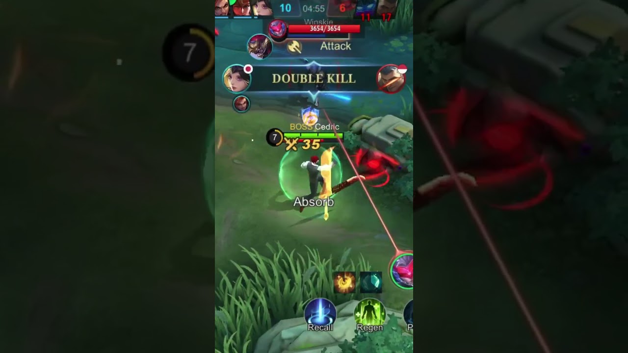 hanzo trick😁#mobilelegends #mlbb #hanzo #cedric