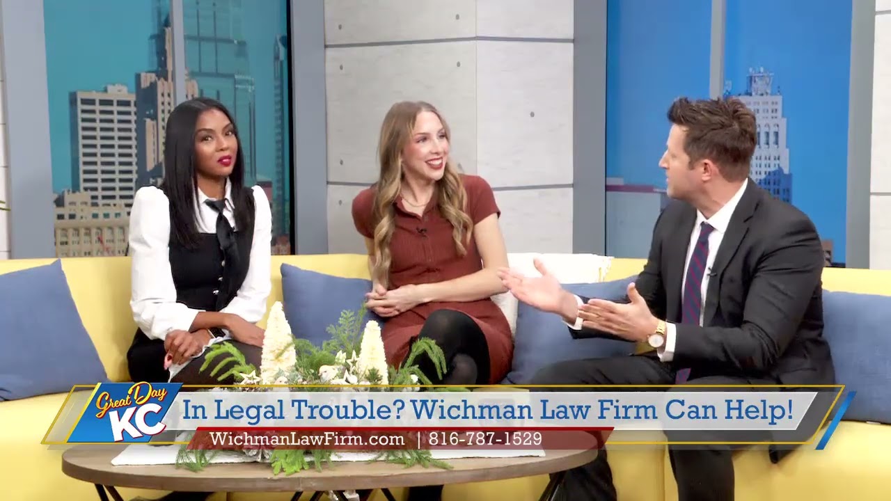 Attorney Wichman visits WDAF-TV Fox 4 in KC as a guest on Great Day KC TV show!