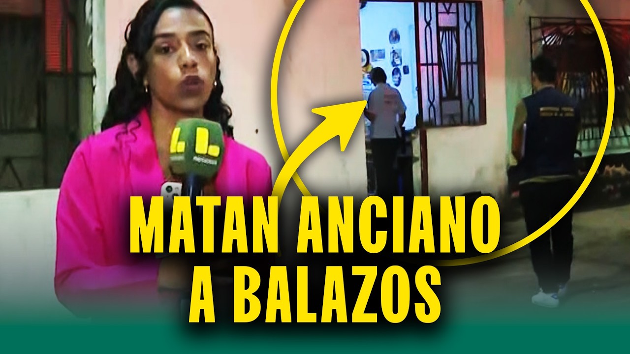 Sicarios llevaban mochila de delivery: Matan a anciano a balazos en su casa